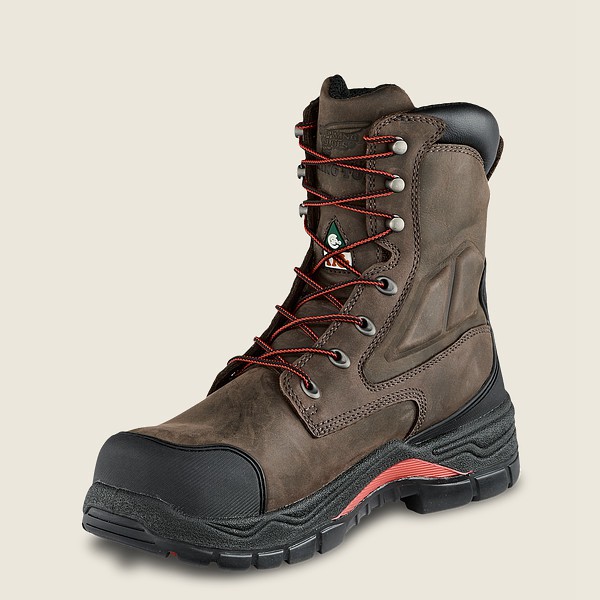 Red Wing Safety Boots King Toe® Adc - 8-Inch Insulated Waterproof Csa Toe - Mørke Grå - Herre 4190-S